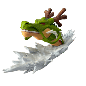 figurine dragon anime imprimée en 3D et peinte à la main